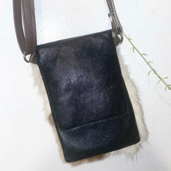 Vintage handmade mini poach pocket bag - Picture 5 of 5